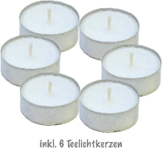 HP-Teelichtlampe - 23cm hoch/13cm breit - 4 Teelichter