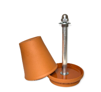 HP-Teelichtlampe - 23cm hoch/13cm breit - 4 Teelichter