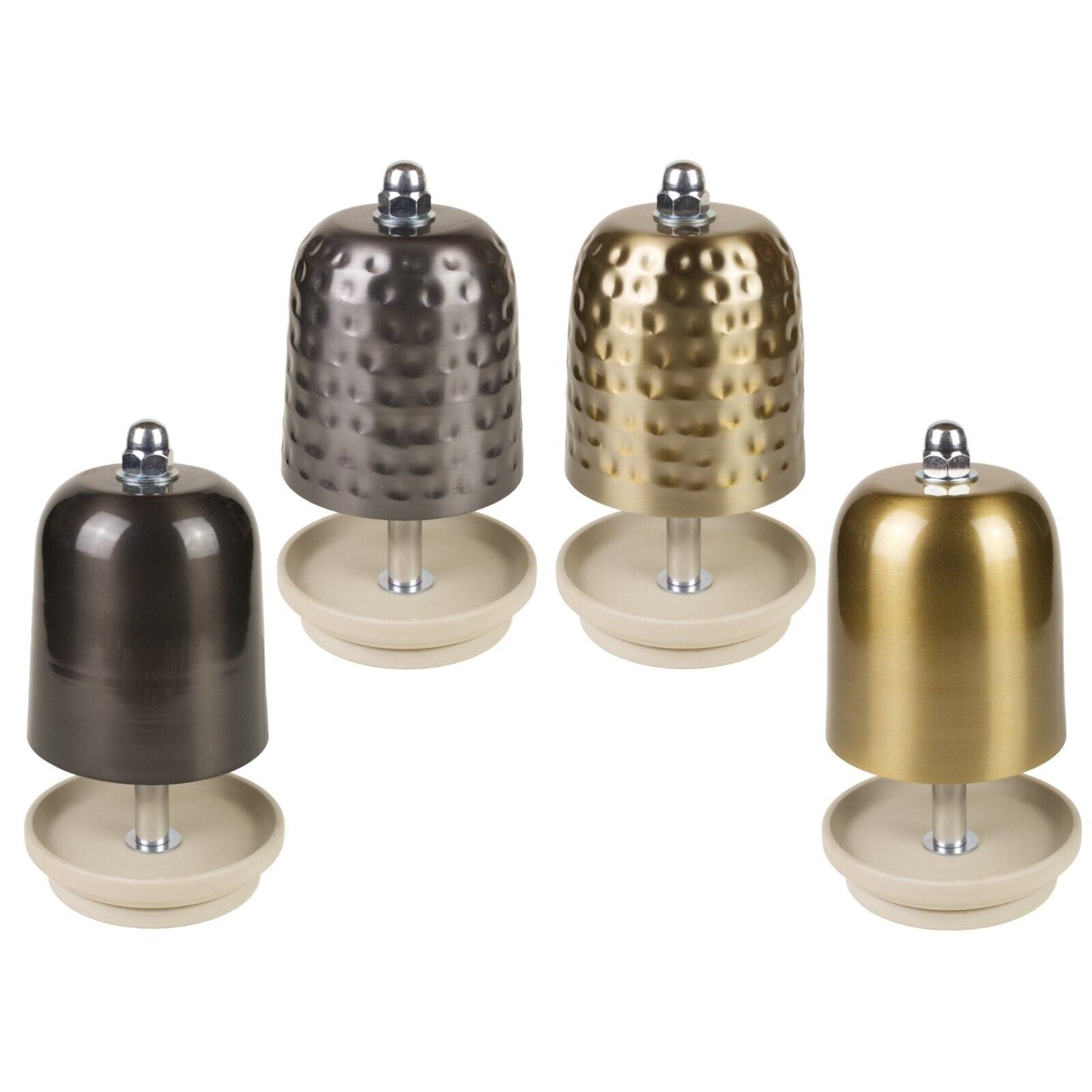 Metal Bell · Teelichtlampen aus Metall, Farbe/Struktur frei wählbar! SEHR HEISS !!